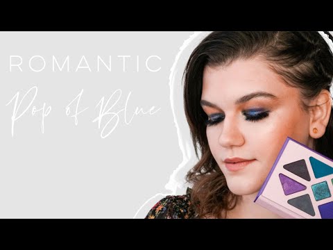 Romantic Pop of Blue/ Teal Eyeshadow || Athr Beauty Moonlight Crystal Palette