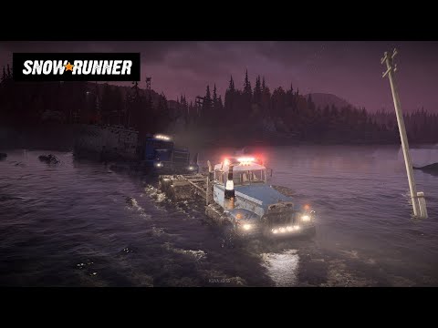Snowrunner Walkthrough Part 23 in Co-op I Contract Not A Drill. [1440p 60FPS]
