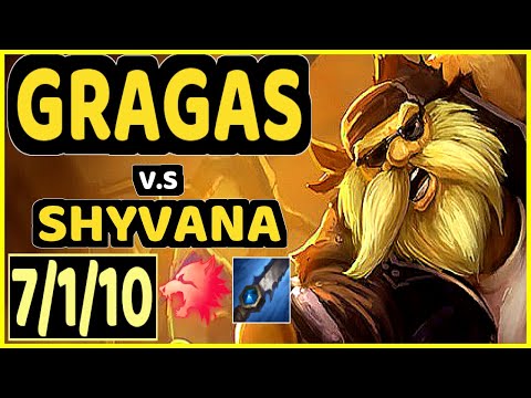 ESA (GRAGAS) vs SHYVANA - 7/1/10 KDA JUNGLE CHALLENGER GAMEPLAY - BR
