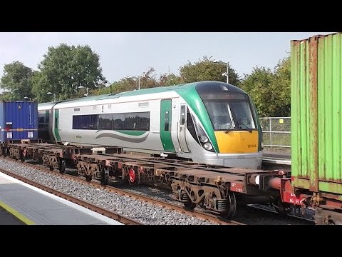 IE 22000 Class ICR Train number 22345 - Kildare Station, Ireland
