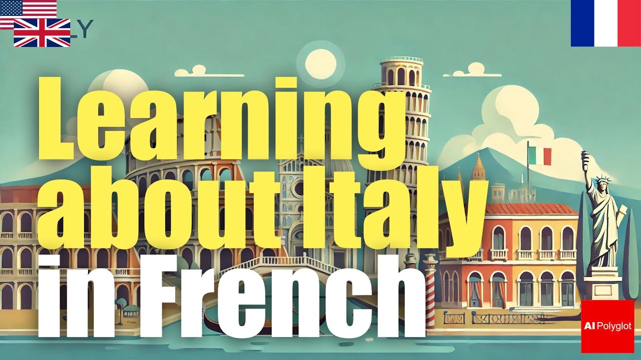 Learning about Italy in French | Passive listening | Second Foreign Language | with hiragana episode artwork
