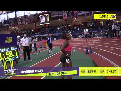Girls 4x400m Section 4 - New Balance Indoor Nationals 2012