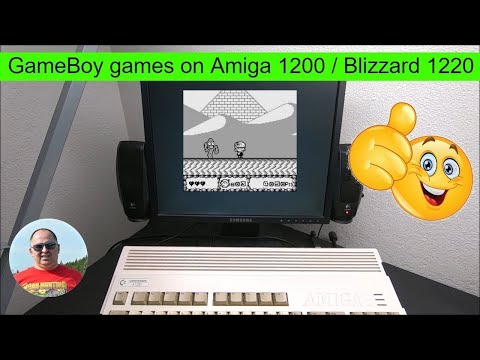 Let's play GameBoy games on Commodore Amiga 1200 with Blizzard 1220