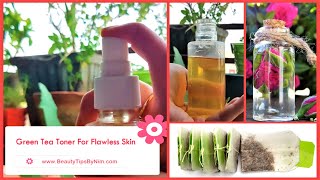 Try This DIY Green Tea Toner For Flawless Skin - Magical Homemade Beauty Toner Remedy