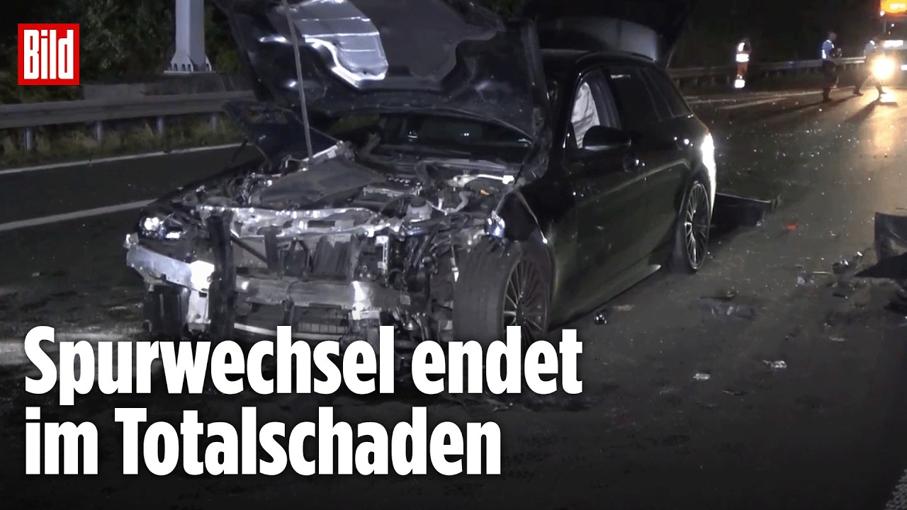 Heftiger Crash auf der A30: Mehrere Menschen schwer verletzt!