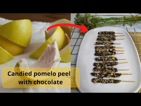 EMB Pagkaing lokal Plant-based competition | Chocolate/nut coated pomelo rind | Zero-waste snack