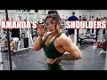 Amanda S Shoulders IFBB Pro Amanda Almodovar