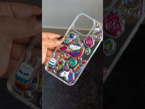 Unicorn Case Deco Stickers 🦄✨💖🌷#kawaii #unicorn #cute #sticker #stationery #stationary #diy