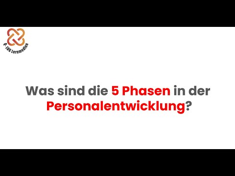 Was sind die 5 Phasen in der Personalentwicklung⁉️