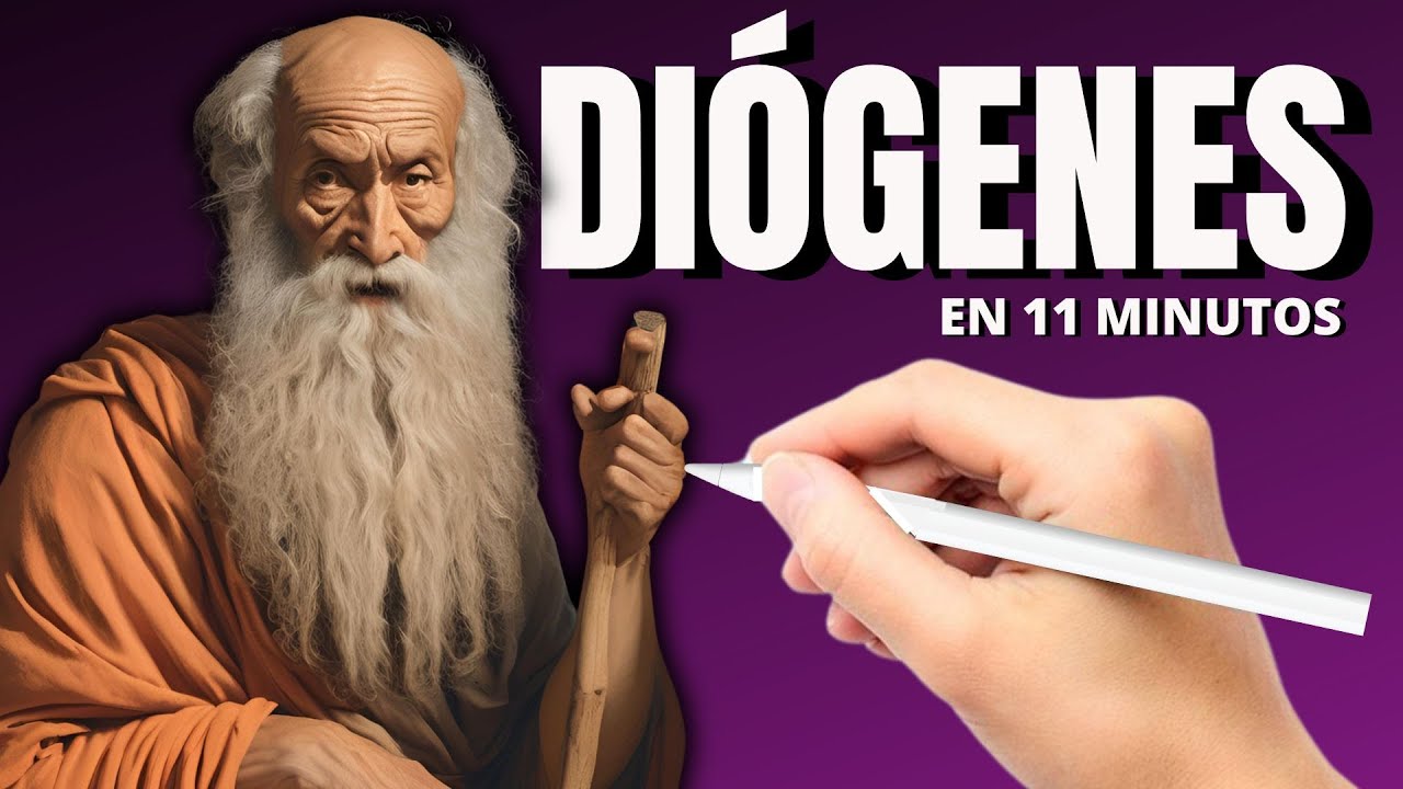 DIÓGENES: Explicación animada. Toda la Filosofía de Diógenes y los CÍNICOS en 12 minutos