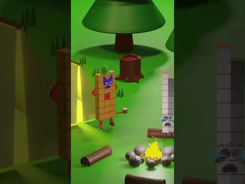 [3D ANIMATIONS] Numberblocks 19 cries in the forest, NB 21 and 6 scold him #numberblocks #trending