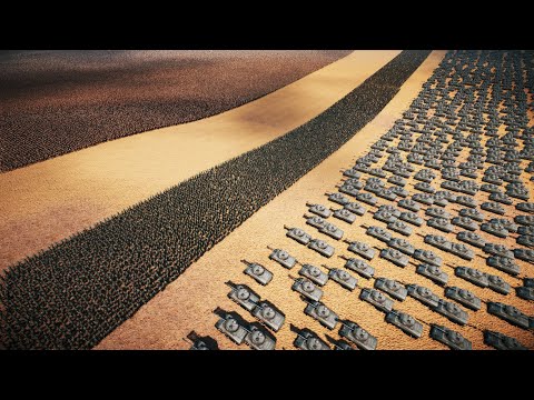 WW II Soldiers Vs Ancient Army | 2.5 Million Units | Ultimate Epic Battle Simulator 2 | UEBS2