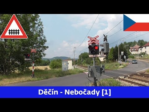 Železniční přejezd Děčín-Nebočady [1] - 12.7.2019