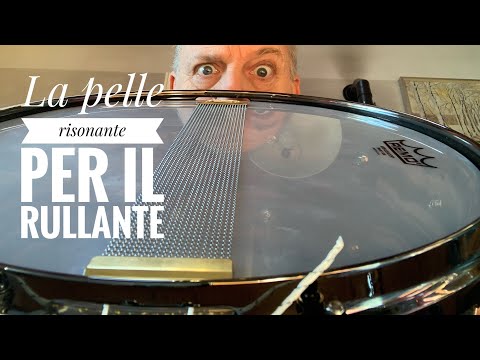 settare il rullante: la pelle risonante