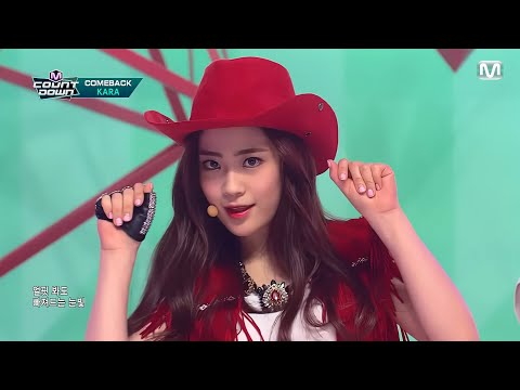 [4K AI Upscale] 150528 카라(KARA) - Cupid @ Mnet M! Countdown E426