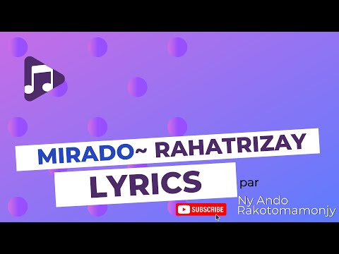 Mirado - rahatrizay lyrics