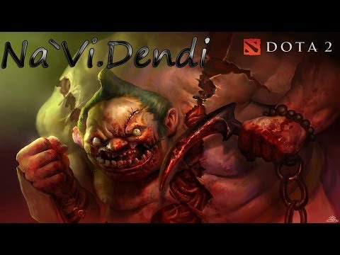 Dota 2 Na`Vi.Dendi plays Pudge vol.1