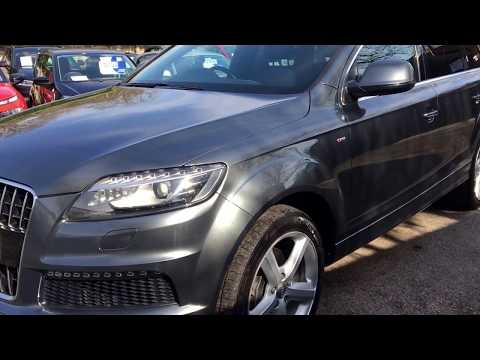 12'62 Audi Q7 3.0 TDi Quattro S-Line (245) finished in Daytona Grey Metallic