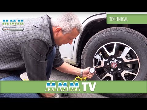 MMM TV technical - checking motorhome tyre pressures