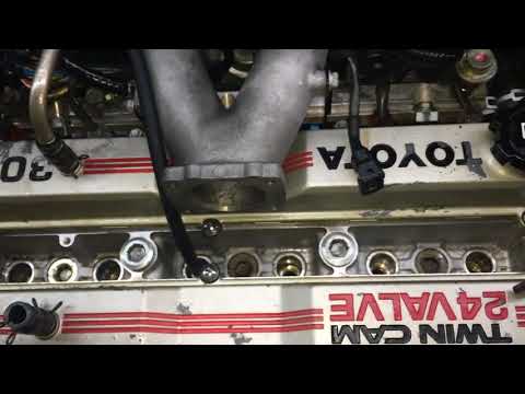 USED JDM 1987-1991 TOYOTA SUPRA, CRESSIDA 7MGE 3.0L DOHC ENGINE: video still