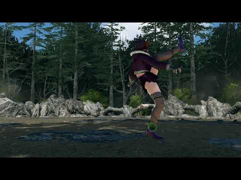 Kunimitsu TTT2 animations and poses on Eliza