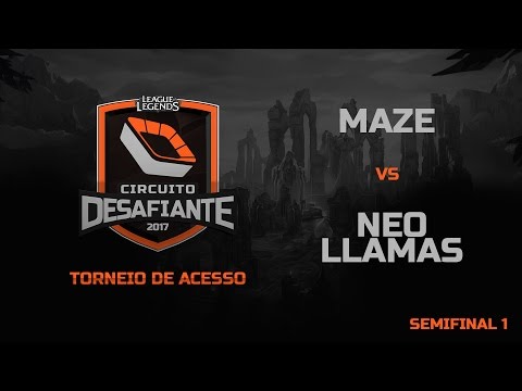 CD2017 - Classificatória 1: Semifinal - Maze vs Neo Llamas