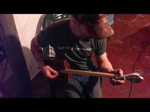 Home made cigar box Two String "Chugger"