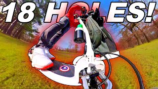 Christmas Gift for Golfers Who Have it All - ESwing 3-Wheel Electric Golf Scooter 18 Hole Review