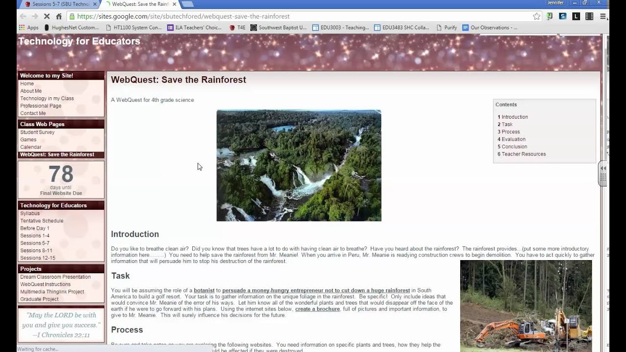 All About WebQuest Task
