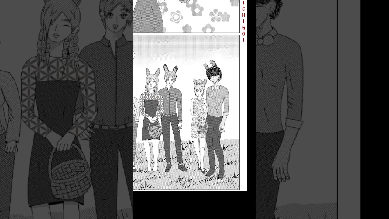 part 1 an Easter Egg hunt at Hooseki Mansion!  I wonder how it will go! #digitalart #anime #easter