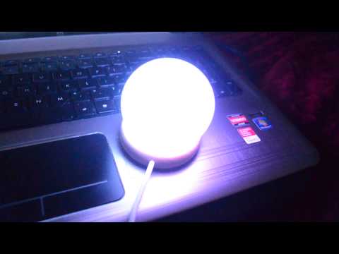 Color Changing Himalayan Salt Lamp from Earthbound Trading Co.