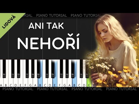Ani tak nehoří (z filmu Balada pro banditu) - Miroslav Donutil (piano tutorial | jak hrát)