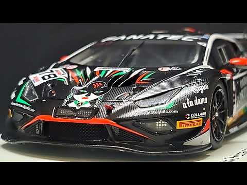 Review: 2024 Barwell Motorsports Lamborghini Huracan GT3 EVO2 in 1/43 scale by Spark.