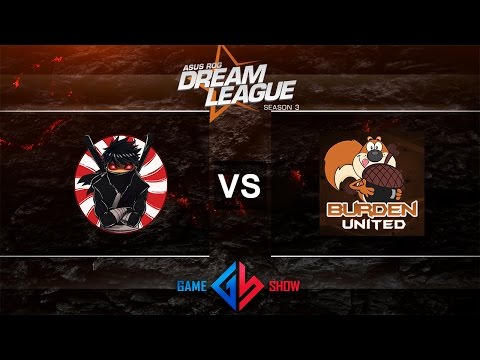 Burden United vs Basically Unknown - Game 2 - DreamLeague S3 @4ce & mob5ter