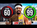 WILT CHAMBERLAIN BUILD 60 OVR To 99 OVR In 1 VIDEO No Money Spent No My Career