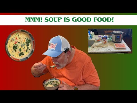 How to make creamy italian sausage soup w/rice in the InstantPot. Low carb/Keto instructions also.