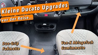 Kleine Upgrades im Ducato - Van-X Ablageneinsatz & Kovvar Duogrip Gummimatte