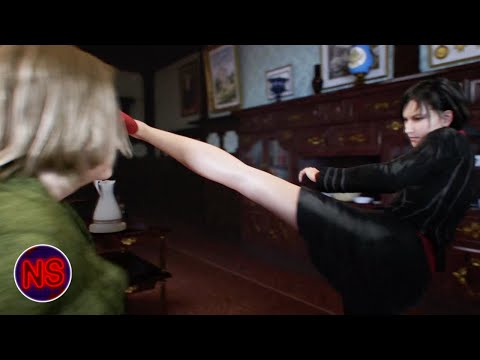 Ada Wong VS President FIGHT! | Resident Evil: Damnation (2012) | Now Scaring