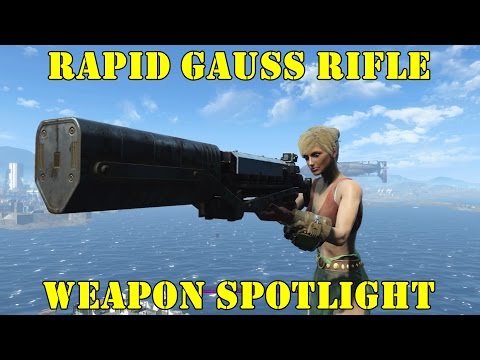 Fallout 4: Weapon Spotlights: Rapid Gauss Rifle