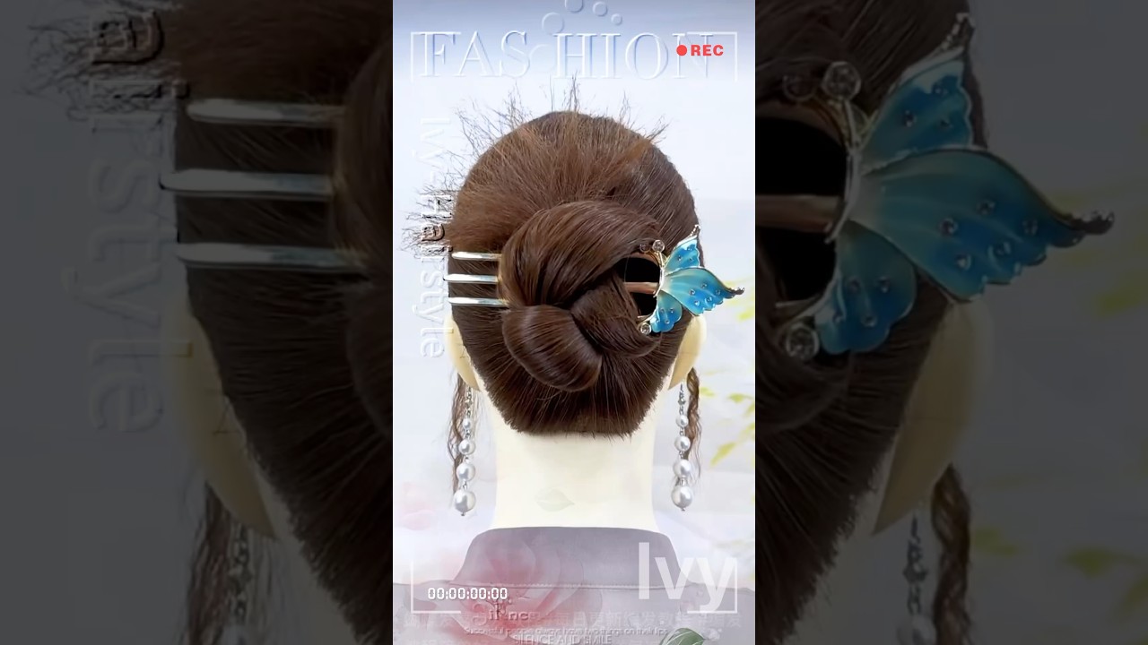 The Most Effortless Bun You’ll Ever Try #updo #hairstyle #diyhairstyle