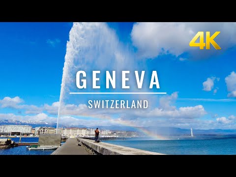 Geneva Switzerland 🇨🇭 4K, Switzerland’s most international city, places to visit