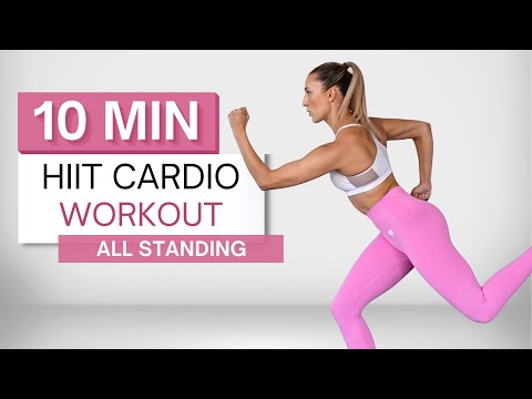 10 min KILLER HIIT CARDIO WORKOUT | All Standing | Wrist Friendly | Super High Intensity