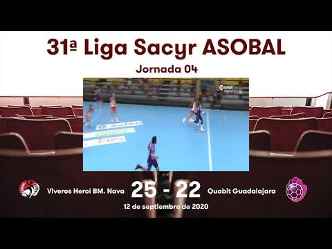 31ª Liga Sacyr ASOBAL J04: Viveros Herol BM. Nava - Quabit Guadalajara 25-22