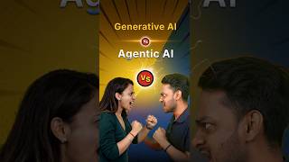 Generative AI vs Agentic AI: The Real Difference 🤯