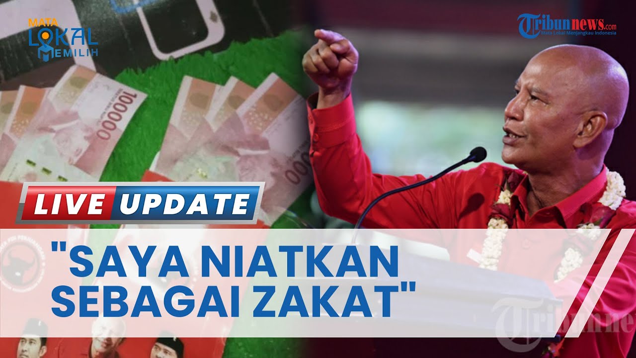Abdullah Rp Kader PDIP Bagi-bagi Amplop Isi Rp 300 Ribu di Masjid, Said Abdullah ...