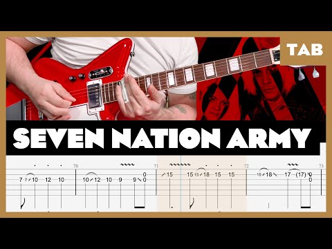 The White Stripes - Seven Nation Army - Guitar Tab | Lesson | Cover | Tutorial | Airline