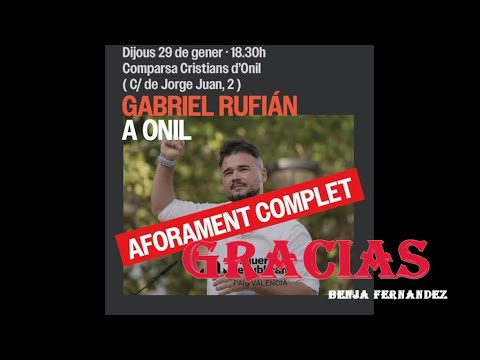 GABRIEL RUFIAN EN ONIL