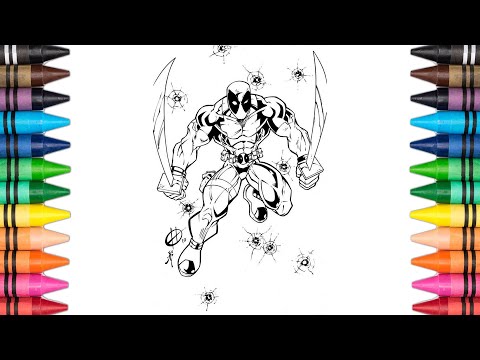 DEADPOOL Coloring Page #330 - Jim Yosef - Fall With Me [NCS Release]