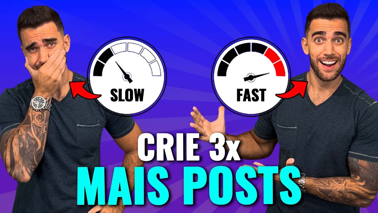 Como criar conteúdo 3x mais rápido no seu blog e bombar seu site! Produza muito mais posts!