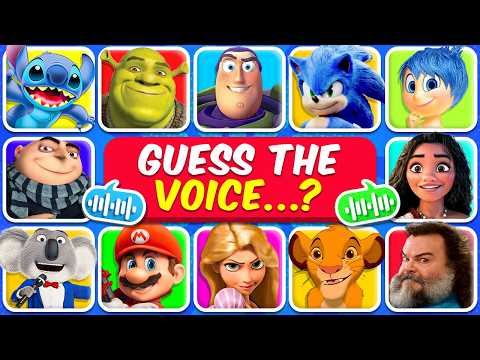 Guess The Movie Characters by Song & Voice 🎙️✨🔥 Disney & Cartoons Edition!